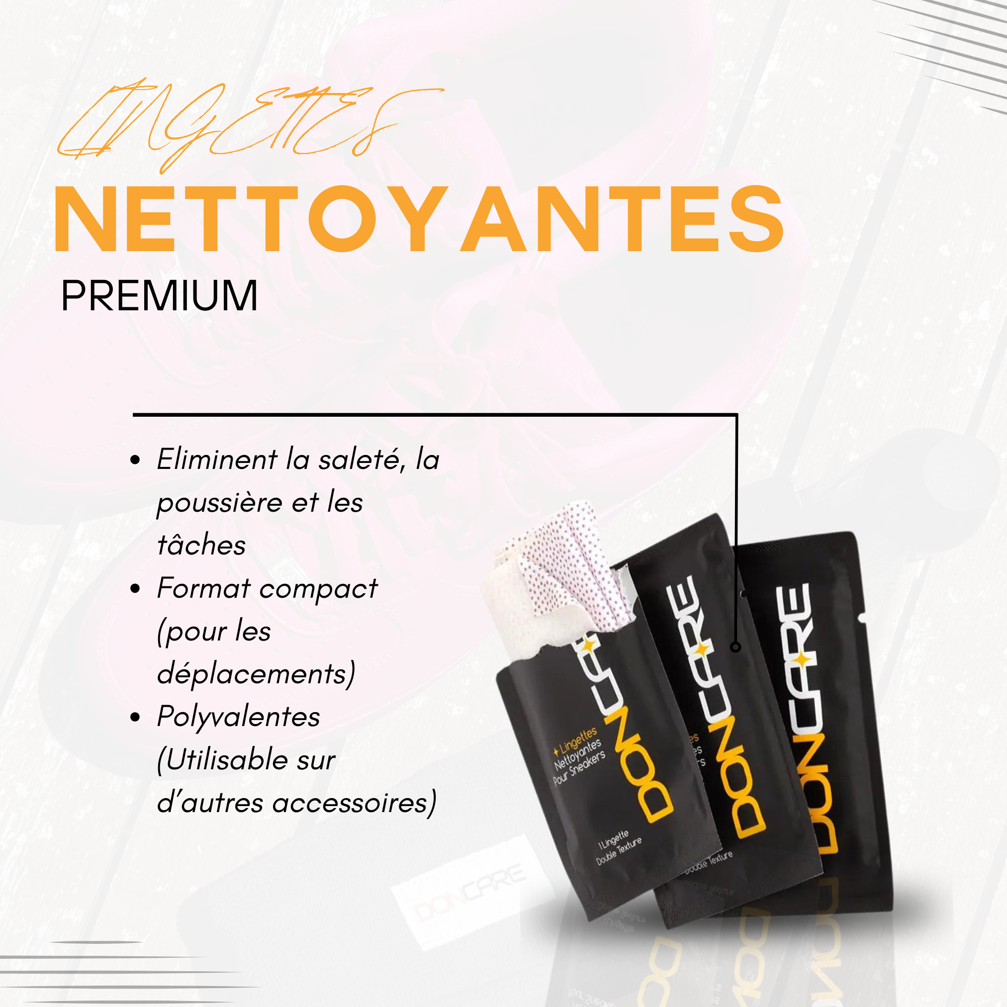 Pack Complet DonCare® pour Baskets & Sneakers - DonCare