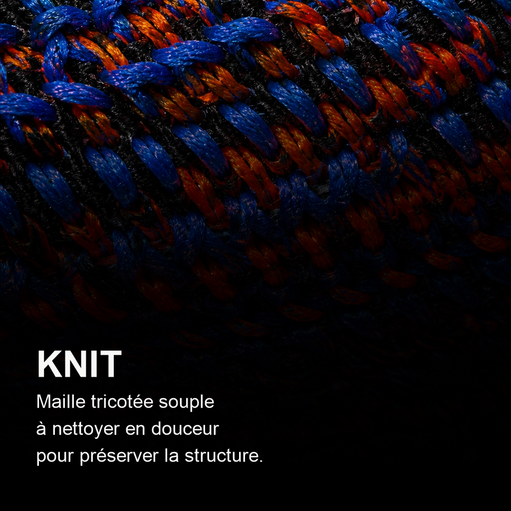 Sneaker en knit, illustration de la méthode DonCare